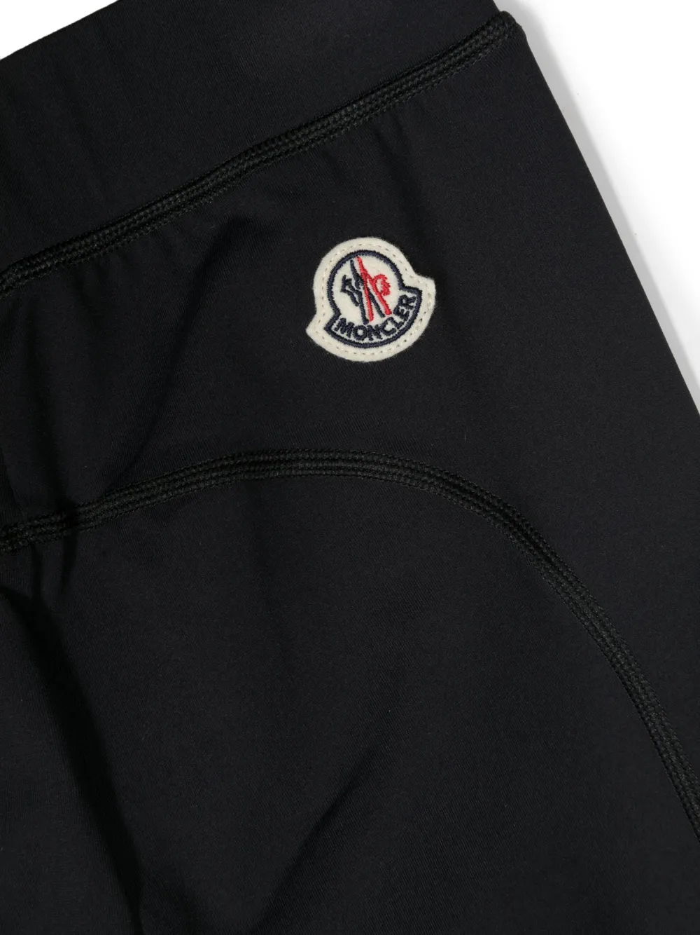 Moncler Enfant Logo-patch Leggings - Black 