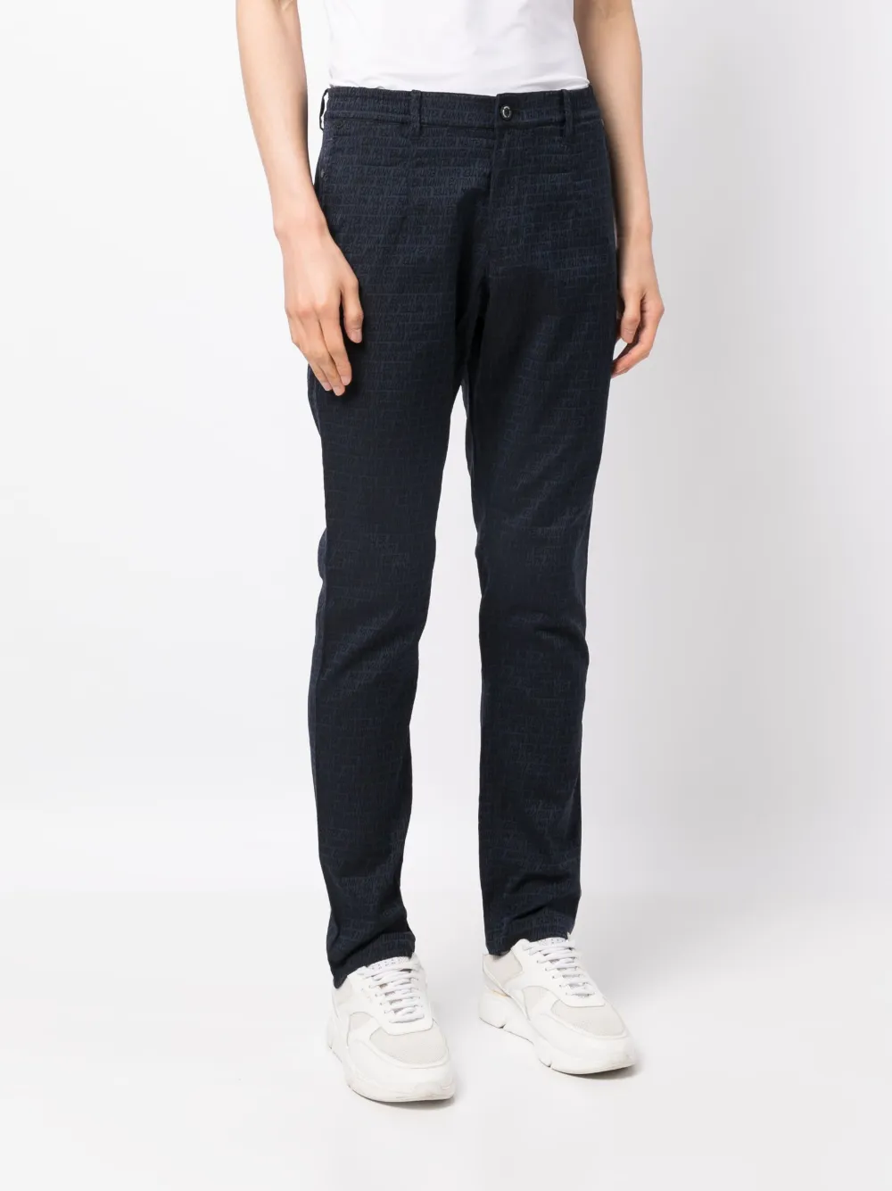  Master Bunny Edition Logo-print Water-repellent Trousers - Blue 