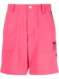 MASTER BUNNY EDITION logo-patch elasticated-waist shorts - Pink