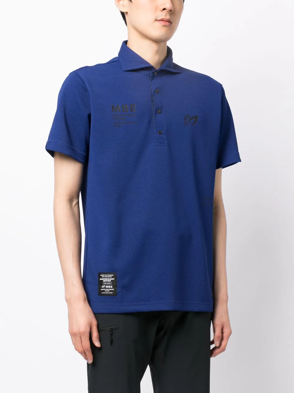 MASTER BUNNY EDITION logo-print cotton polo shirt | Smart Closet