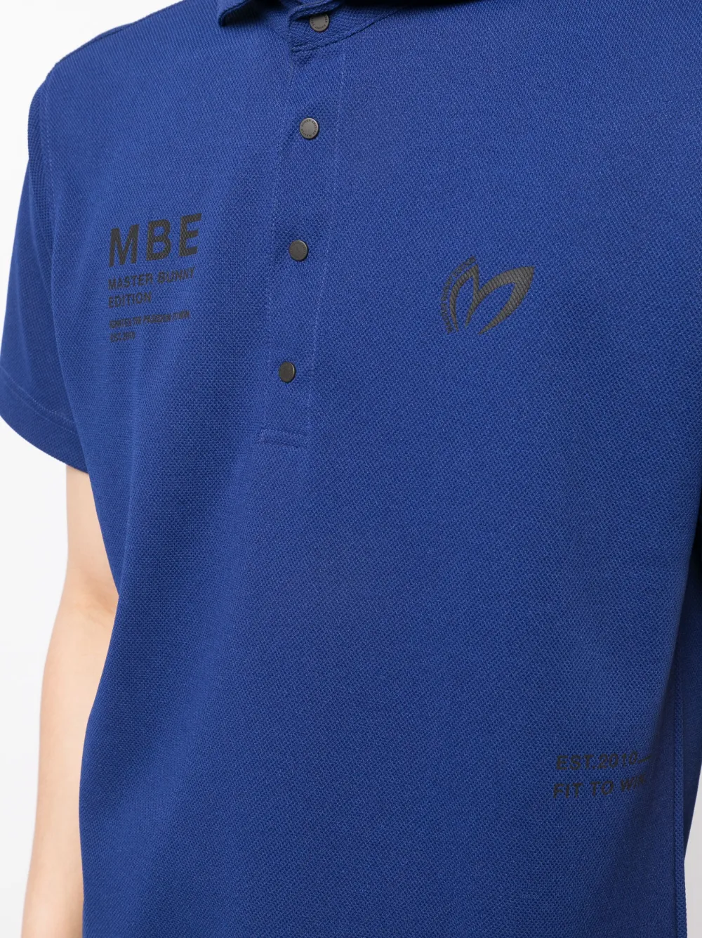 MASTER BUNNY EDITION logo-print cotton polo shirt | Smart Closet