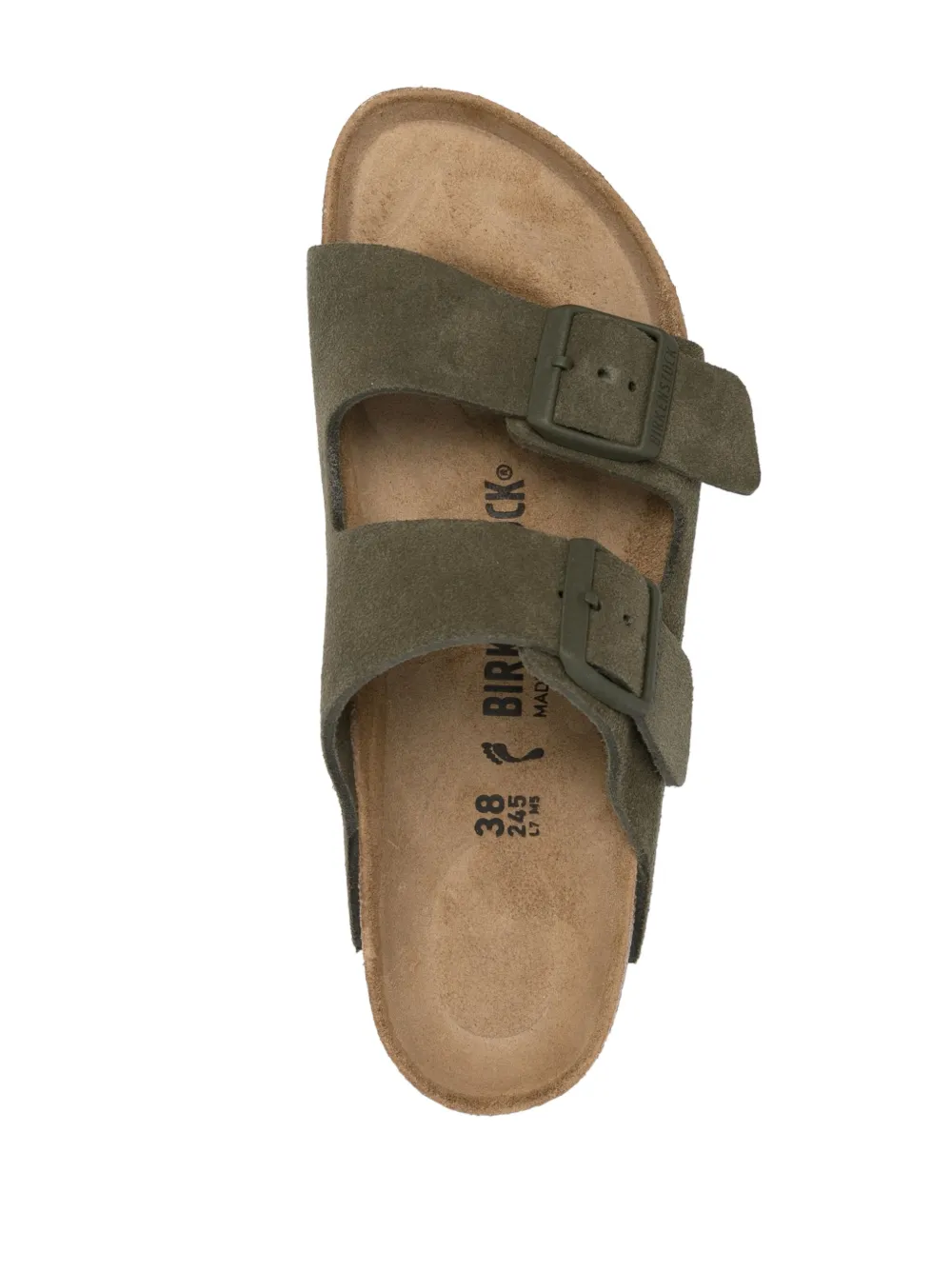 Birkenstock arizona suede discount kaki