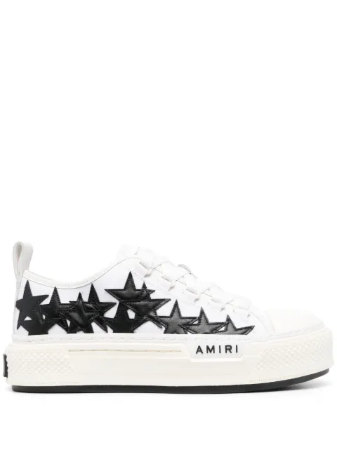 AMIRI star-patch leather sneakers