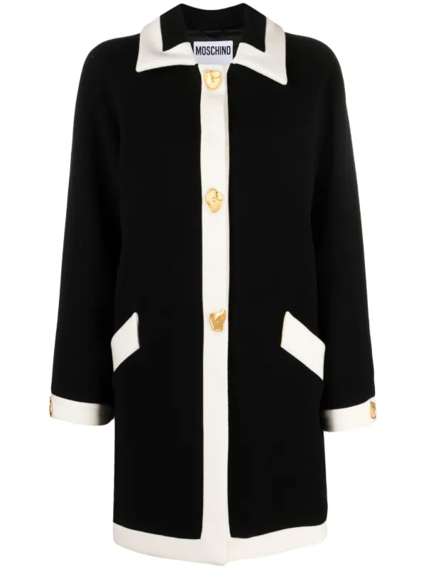 Moschino wool coat sale