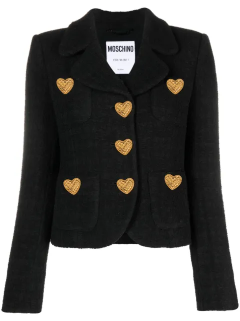 Moschino heart-motif blazer