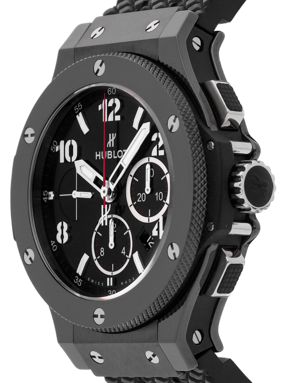 Hublot pre-owned Big Bang Chronograph Black Magic 44mm - Zwart