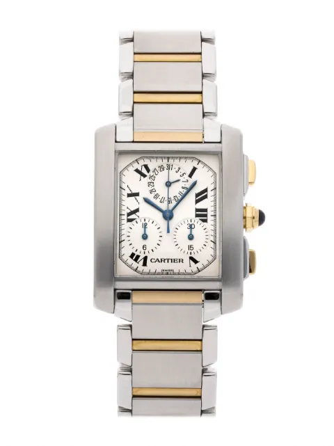Cartier reloj Tank Francaise XL Chronoreflex de 28mm pre-owned