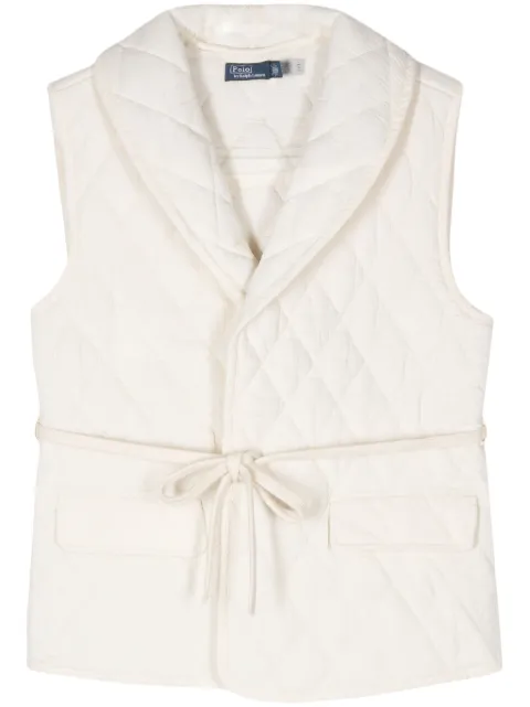 Polo Ralph Lauren quilted belted gilet