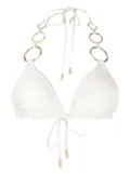 Cult Gaia Zoey ring-detail bikini top - White