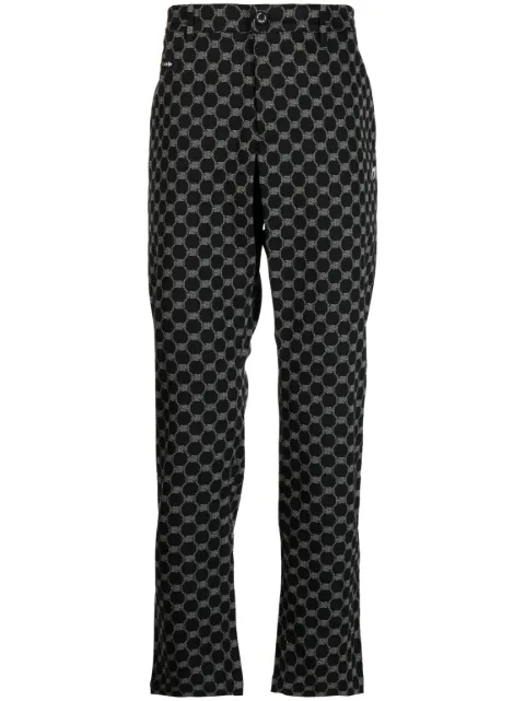MASTER BUNNY EDITION logo-print straight-leg trousers