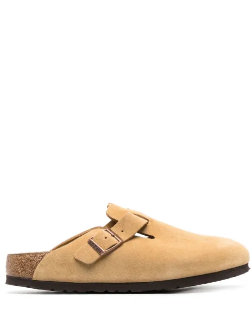 Sandales Boston en daim à boucles - Birkenstock - Modalova