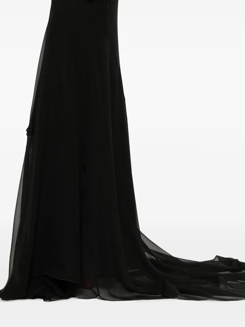 Moschino Mouwloze maxi-jurk Zwart