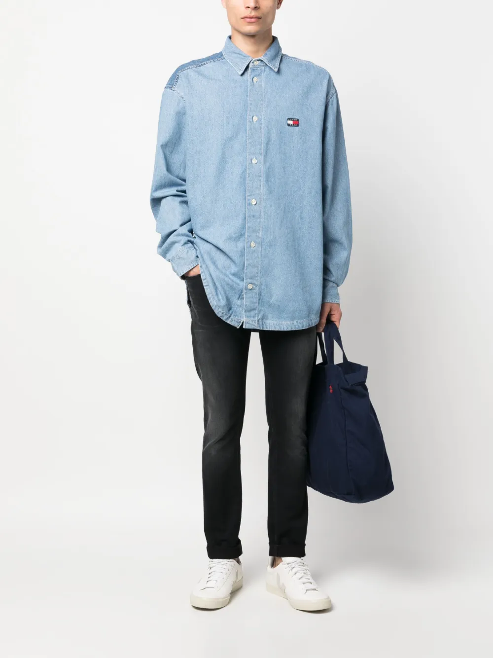 DONDUP low-rise slim-cut jeans - Zwart