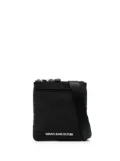 Versace Jeans Couture logo-embossed messenger bag - Black