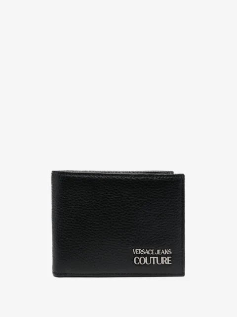 Versace Jeans Couture logo-plaque leather wallet