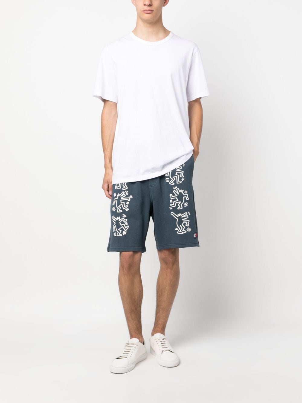 Tommy Jeans x Keith Haring track shorts - Blauw