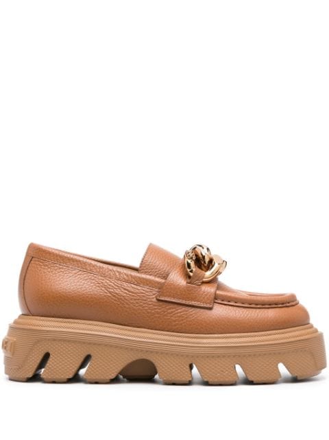 Casadei Generation C leather loafers