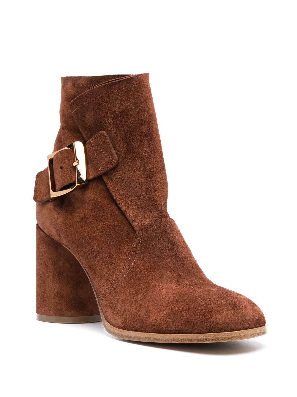 Casadei Cleo Kate 85mm suede boots - Bruin