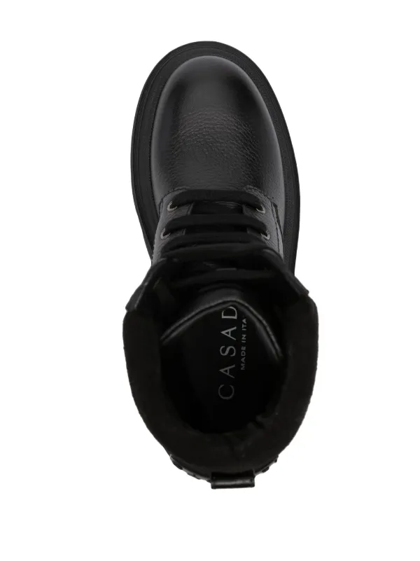 Casadei Generation C Leather Boots | Black | FARFETCH