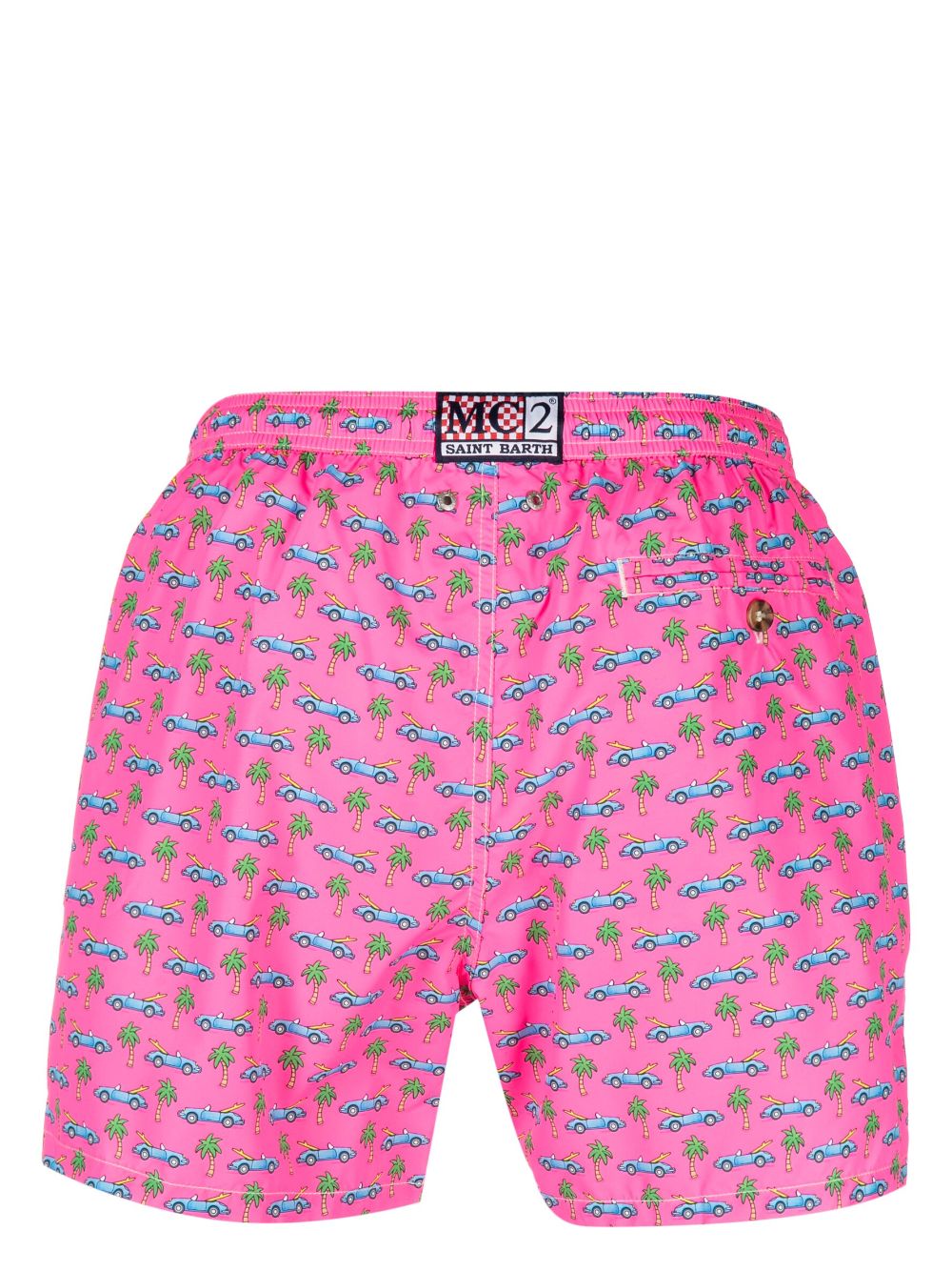 MC2 Saint Barth graphic-print swim shorts - Roze