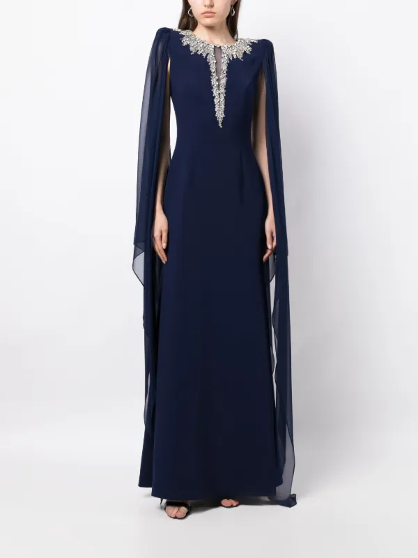 Jenny packham 2024 navy dress