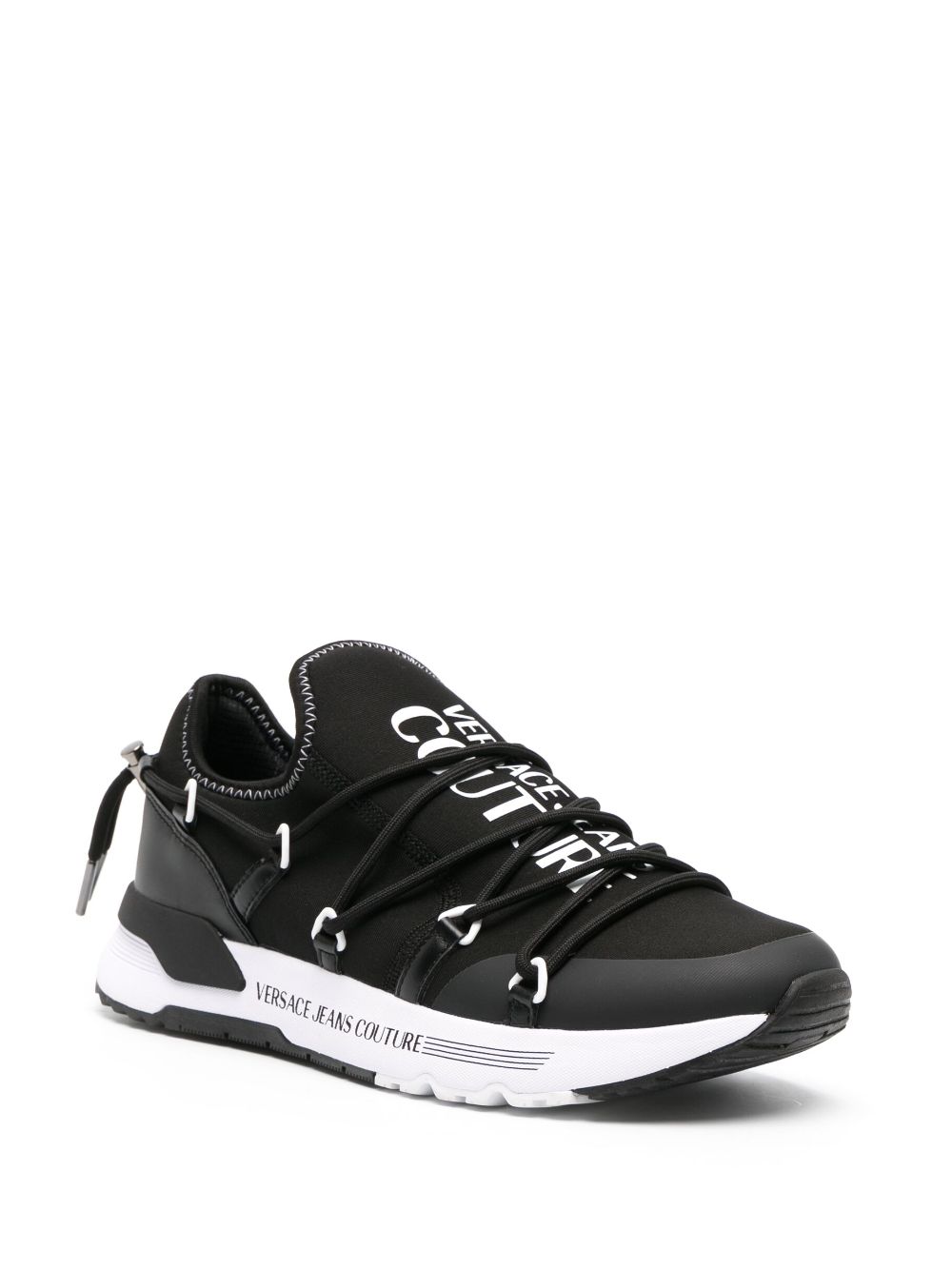 Versace Jeans Couture Dynamic low-top sneakers - Zwart