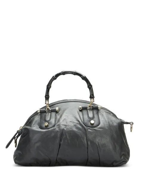 Gucci Pre-Owned sac cabas Dialux Pop à anse en bambou