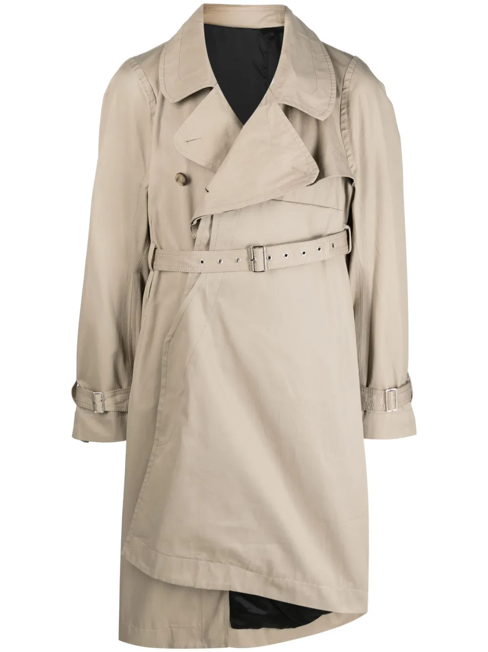 Marina Yee belted-waist Long Trench Coat - Farfetch