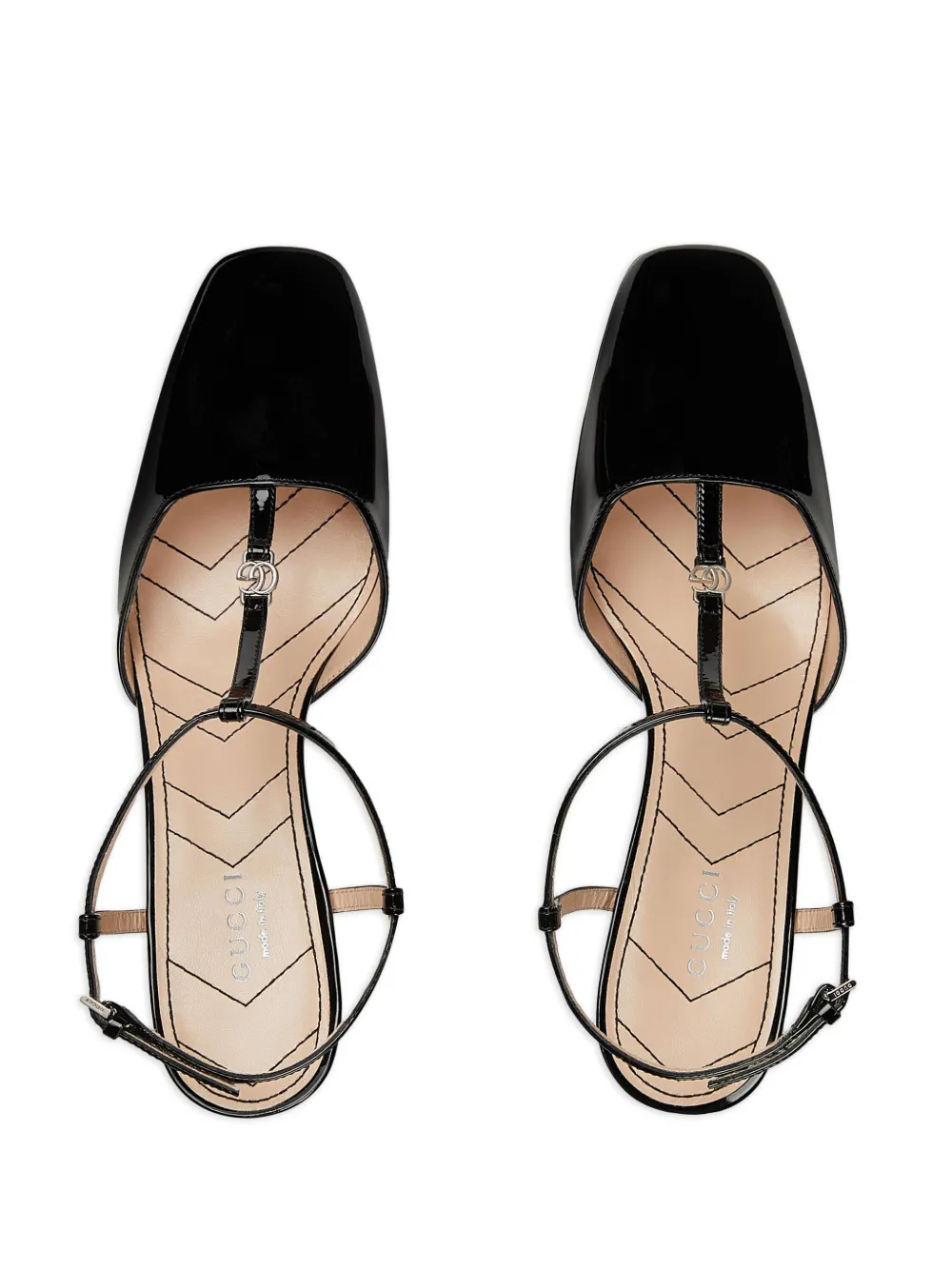 Gucci Double G Slingback Pumps Farfetch