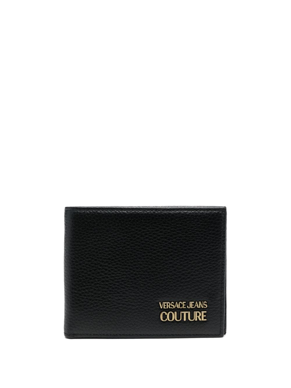 Image 1 of Versace Jeans Couture logo-plaque leather wallet