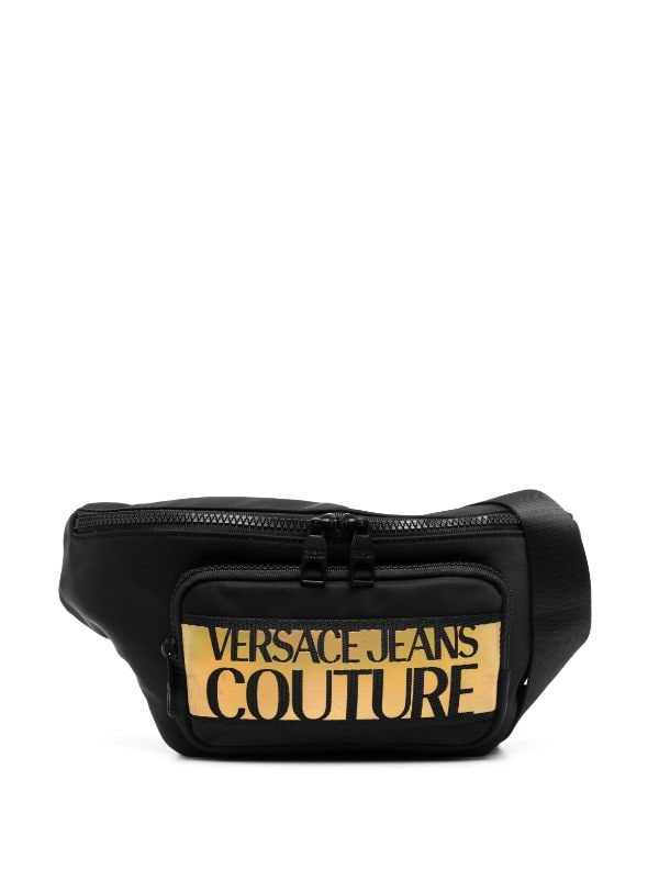 Versace Jeans Couture logo-print zip-fastening Belt Bag - Farfetch