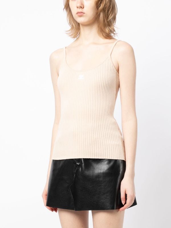 Courrèges ribbed-knit Tank Top - Farfetch