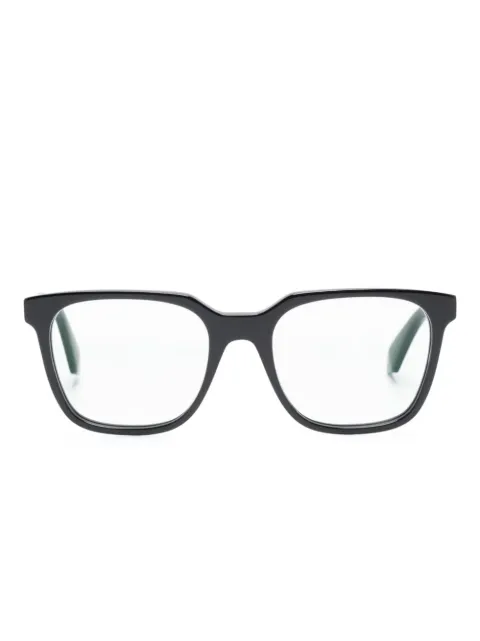 Off-White Eyewear logo-print square-frame glasses