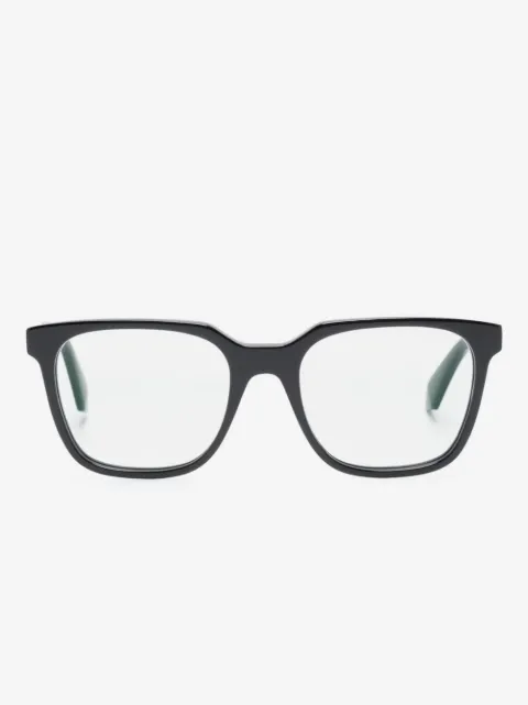 Off-White Eyewear logo-print square-frame glasses