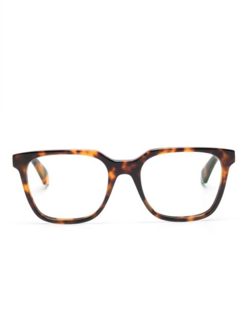 Off-White Eyewear logo-print square-frame glasses Men