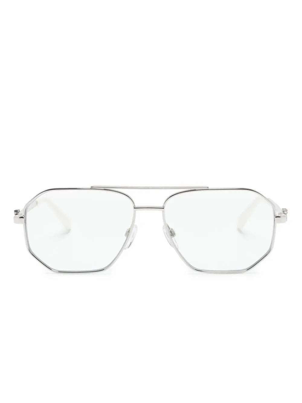 Off-White Eyewear pilot-frame clear glasses | Image 1