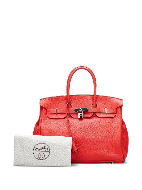 Hermès 1968 Pre-owned Birkin Handbag - Red