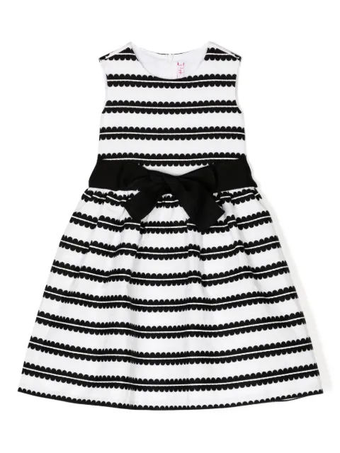 Il Gufo geometric-pattern stretch-cotton dress