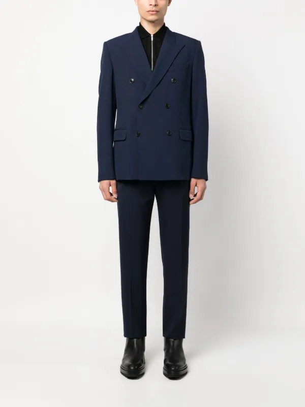 【送料&関税込】Alexander McQueen Straight Leg Trousers Alexander McQueen Tailored straight-leg Trousers | Blue