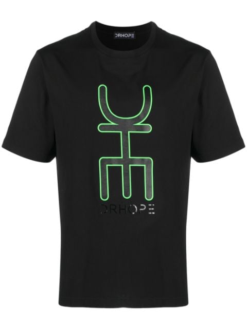 DRHOPE T-shirt met logoprint