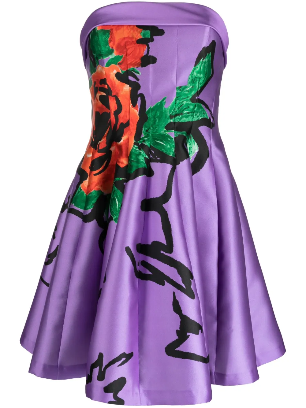 Philosophy Di Lorenzo Serafini graphic-print bandeau minidress