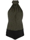 Philosophy Di Lorenzo Serafini dot-print halterneck top - Black