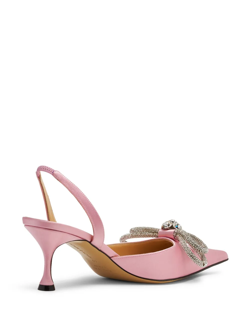 Shop Mach & Mach Crystal-embellished Bow-detail Pumps In Pink