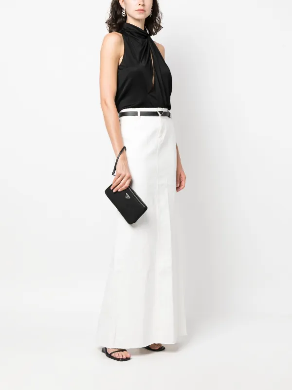 Prada Re-Nylon Partitioned Clutch | Black | FARFETCH