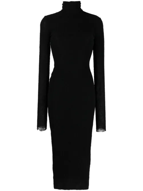 Robe longue en dentelle Chantilly - Philosophy Di Lorenzo Serafini - Modalova