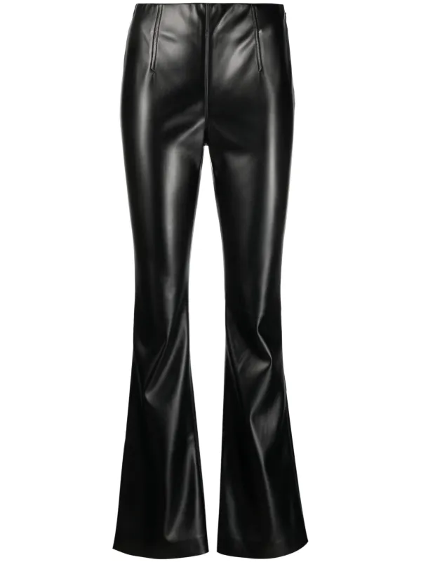パンツ Philosophy Faux leather trousers High Waist Faux Leather Pants – COMMENSE