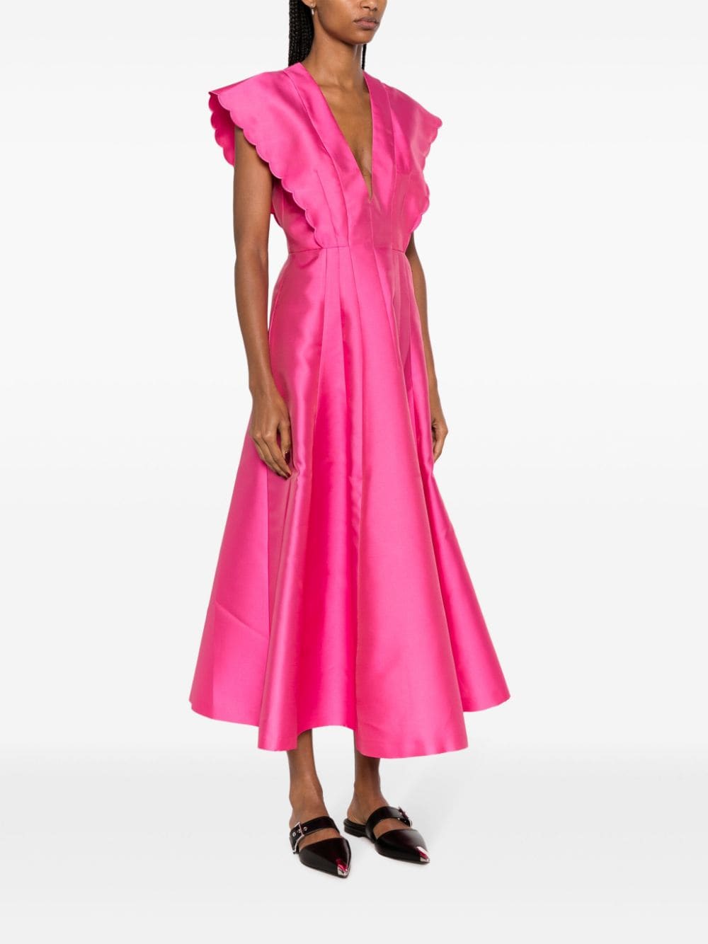 Philosophy Di Lorenzo Serafini Mini-jurk met gewelfde afwerking Roze