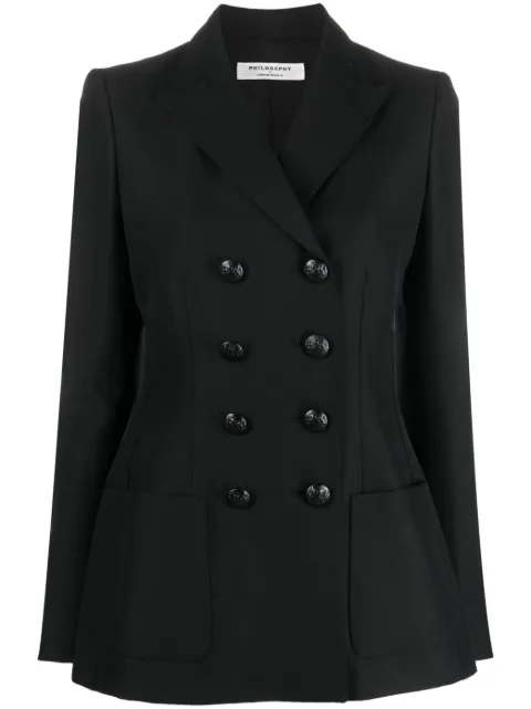 Philosophy Di Lorenzo Serafini embossed-buttons double-breasted blazer