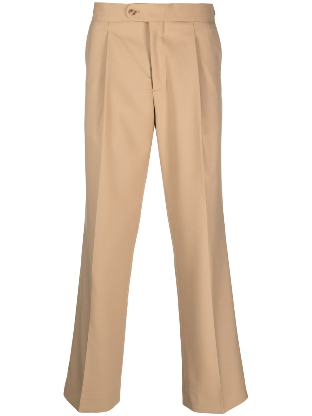 SUNFLOWER PRESSED-CREASE TROUSERS