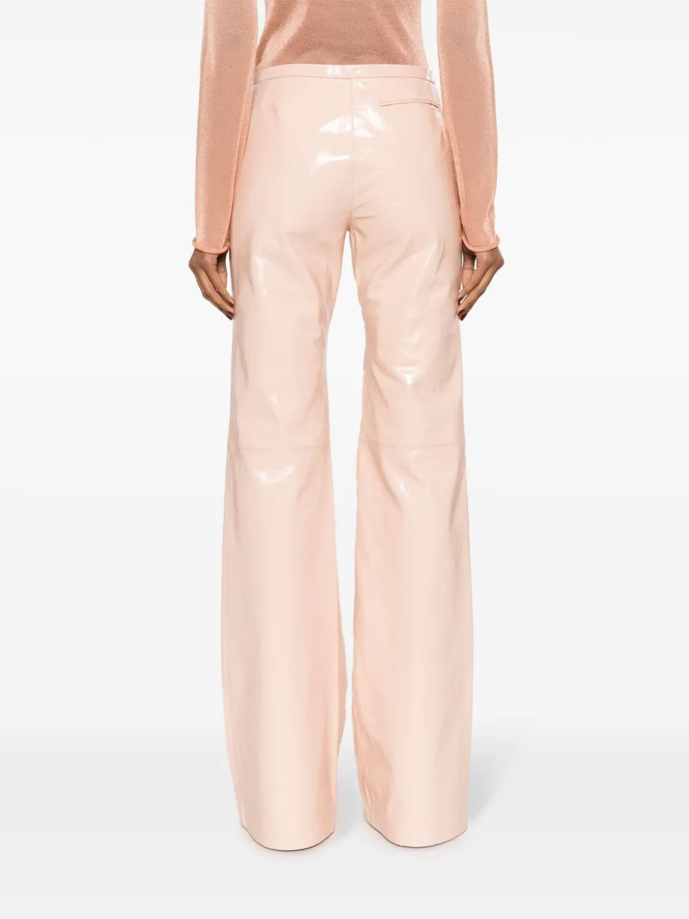 Philosophy Di Lorenzo Serafini Glanzende broek Beige